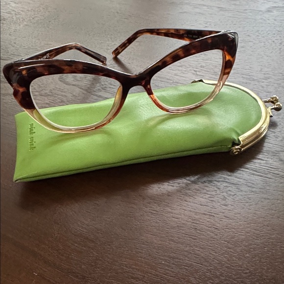 kate spade Accessories - kate spade NEW YORK ALVA Cat Eye +1.00 READING GLASSES 1x Tortoise Pink & CASE